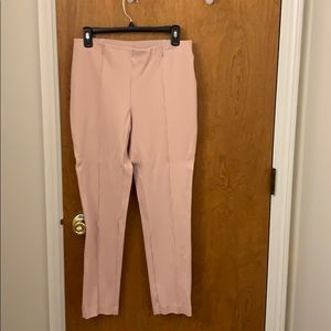 Anne Klein soft pink ankle dress slacks